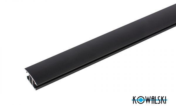 Profil aluminiowy płaski alu/black 160 cm