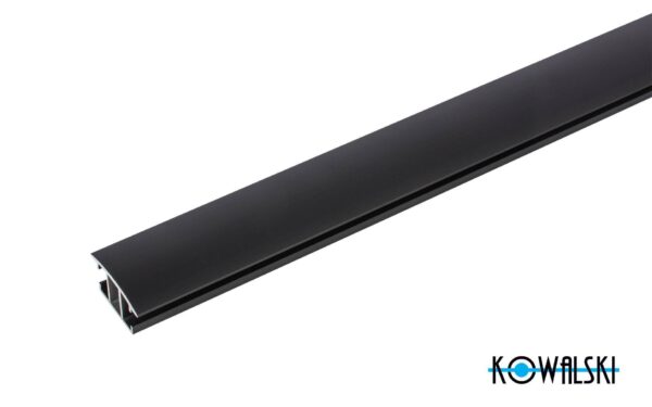 Profil aluminiowy płaski alu/black 240 cm