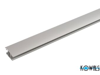 Profil aluminiowy płaski alu/inox 200 cm