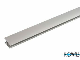 Profil aluminiowy płaski alu/inox 240 cm