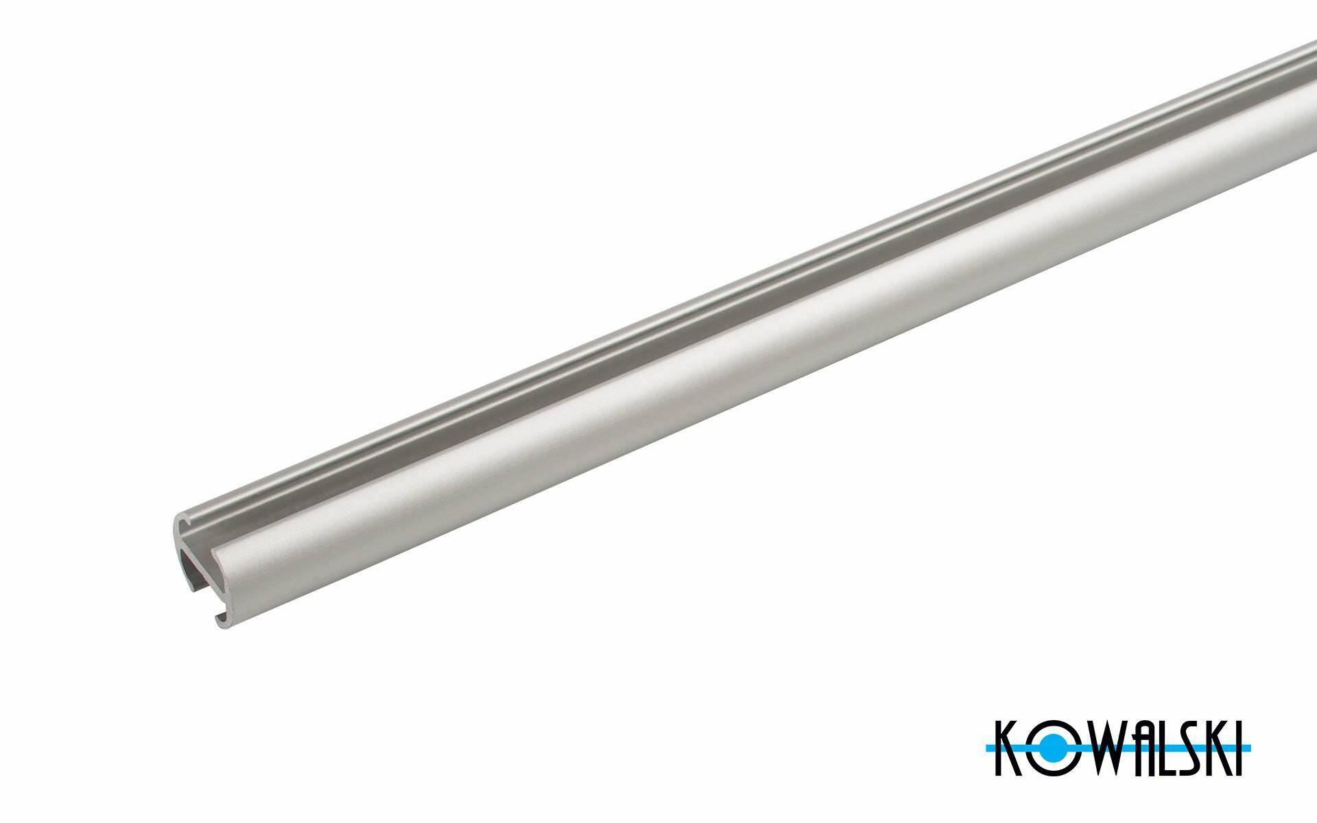Profil aluminiowy Ø 20 mm alu/inox 240 cm