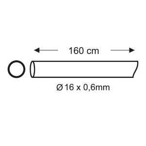 cms karnisze metalowe fi16 elementy wymiary Metalowe 16 elementy wymiary 15 Rysunek16 48.jpg Drążek 160 cm Ø16 mm chrom satyna