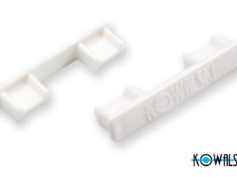 Zaślepka do szyny aluminiowej białej para