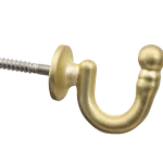 Haczyk do upinania mosiądz satyna