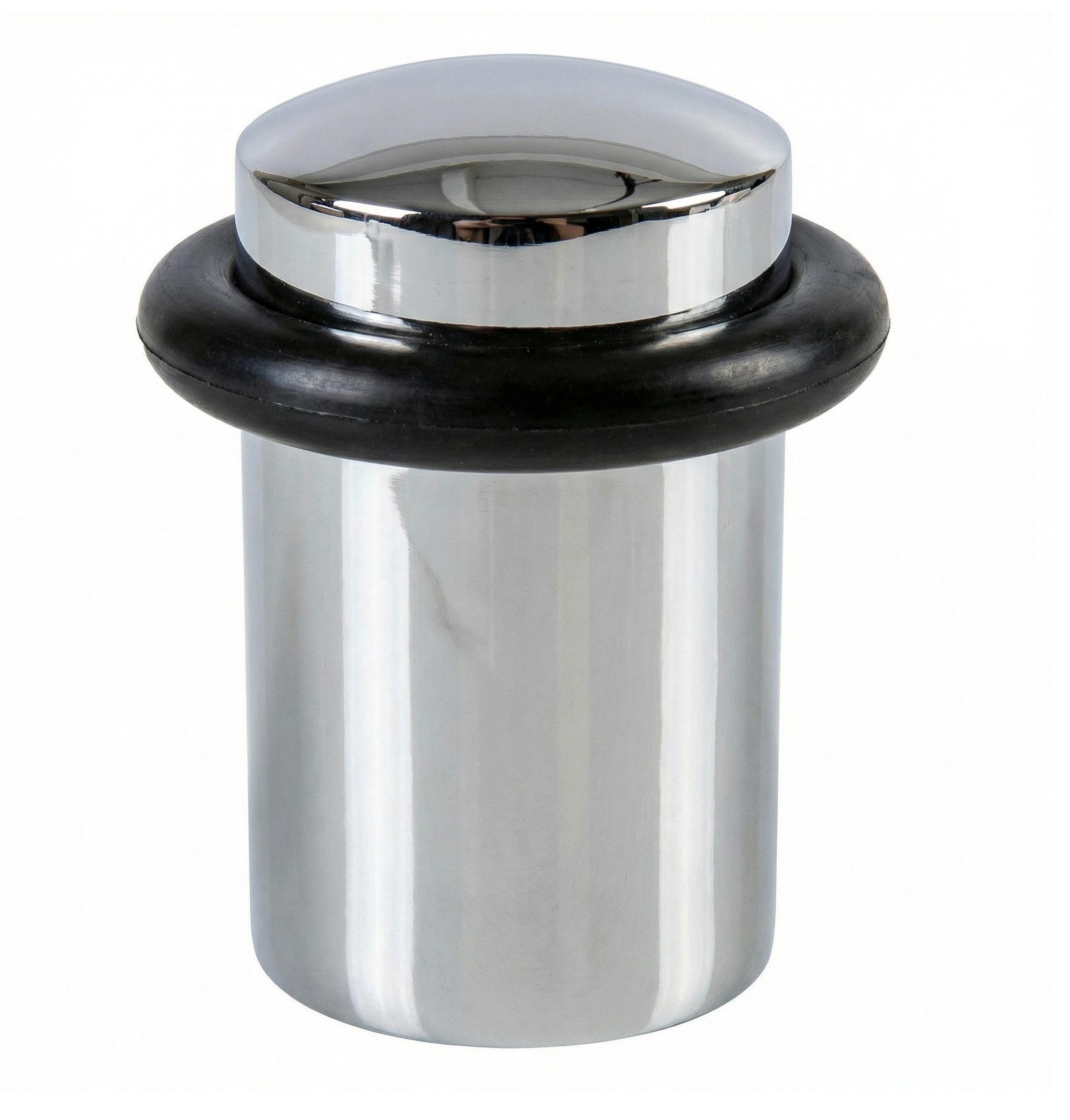 27x46 chrom1 Odbój drzwiowy 27/46 mm stal nierdzewna polerowana