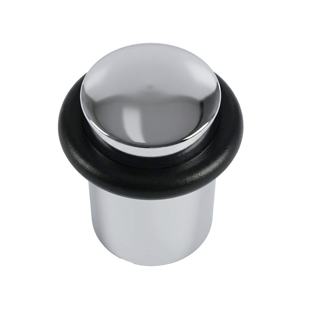 Odbój drzwiowy 27/46 mm stal nierdzewna polerowana