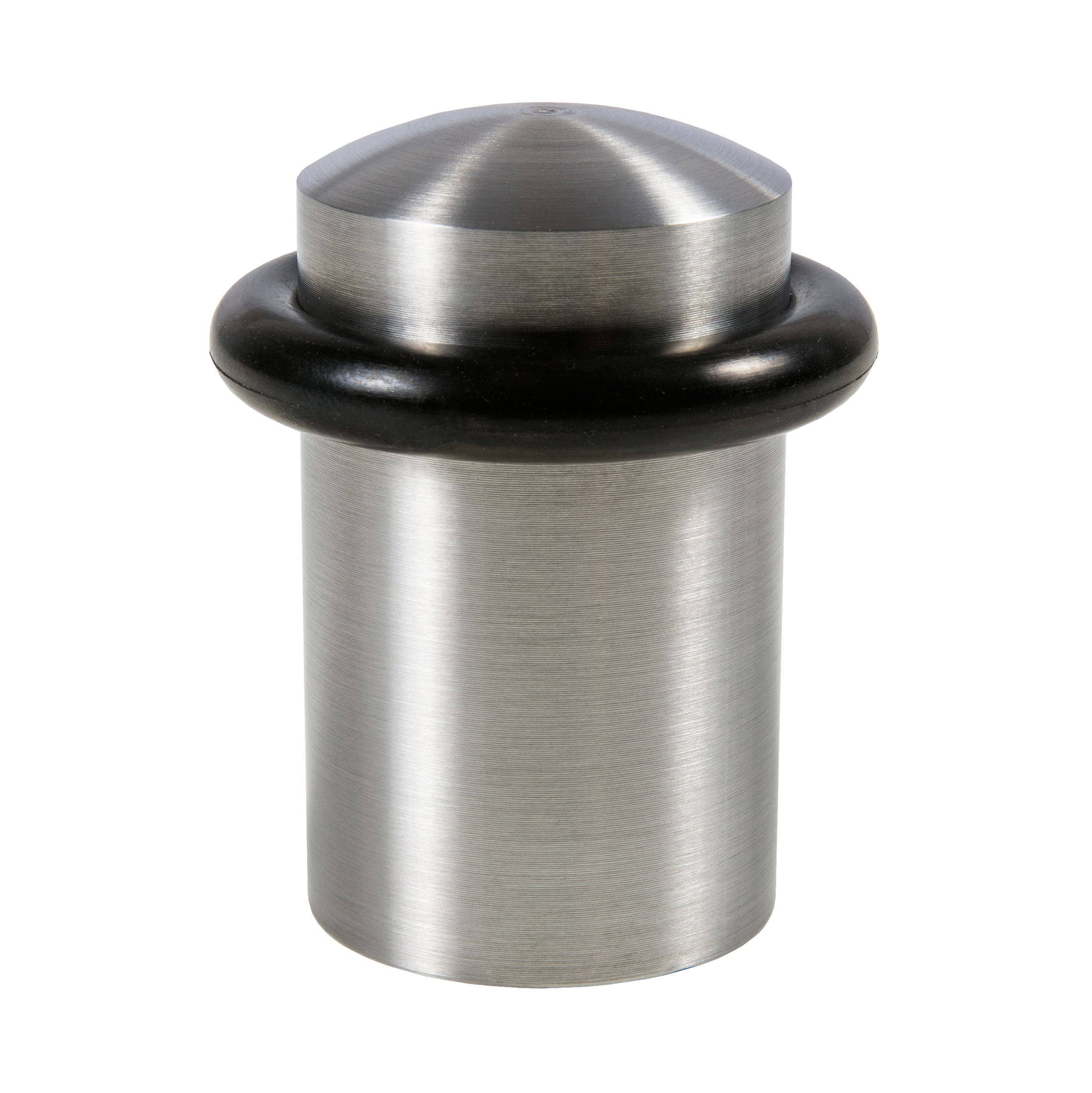 27x46 stal1 Odbój drzwiowy 27/46 mm stal nierdzewna szlif