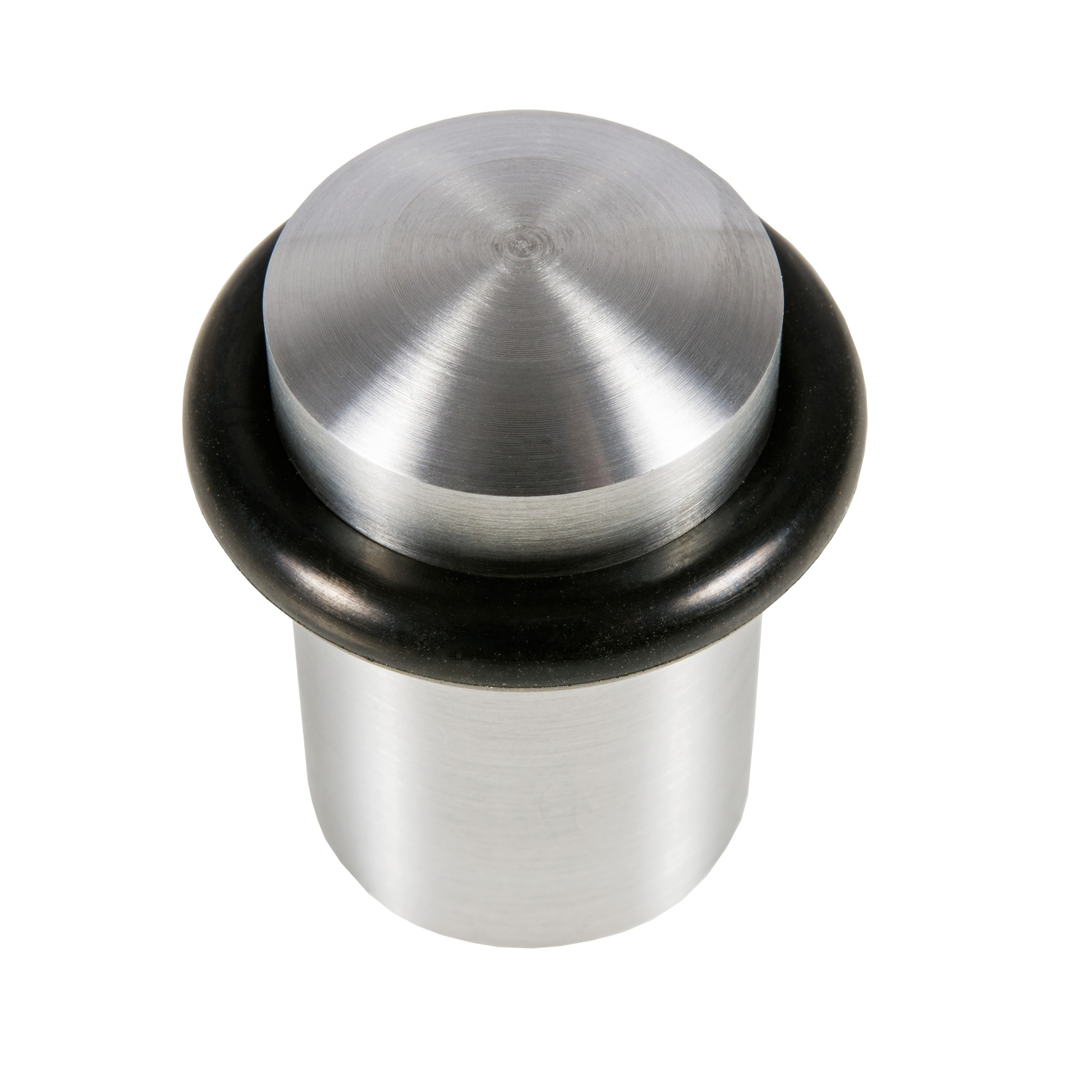 27x46 stal2 Odbój drzwiowy 27/46 mm stal nierdzewna szlif