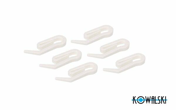 Agrafka do ślizgów biała sztuka