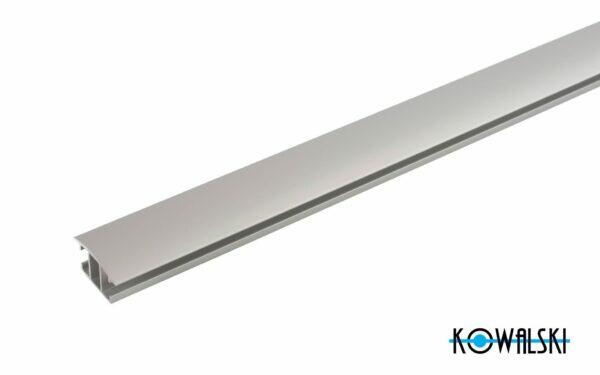 Profil aluminiowy płaski alu/inox 240 cm