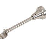 Wspornik pojedynczy Ø19 mm efekt stali