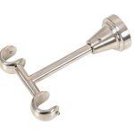 Wspornik podwójny sufitowy Ø19 mm efekt stali