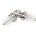 Łącznik do drążków Erker Ø19 mm efekt stali