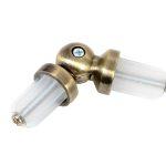 Łącznik do drążków Erker Ø19 mm mosiądz antyczny