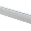 Profil aluminiowy płaski alu/biały 160 cm