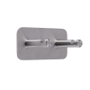 Wieszak samoprzylepny podwójny Inox N003