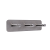 Wieszak samoprzylepny potrójny Inox N012