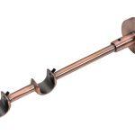 Wspornik podwójny Ø19 mm miedz antyczna