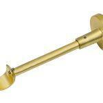 Wspornik pojedynczy Ø19 mm mosiądz satyna