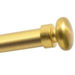 Zakończenie Flat Ball Ø19 mm efekt mosiądz satyna