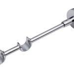 Wspornik podwójny Ø19 mm chrom