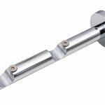 Wspornik podwójny prosty Ø19 mm chrom