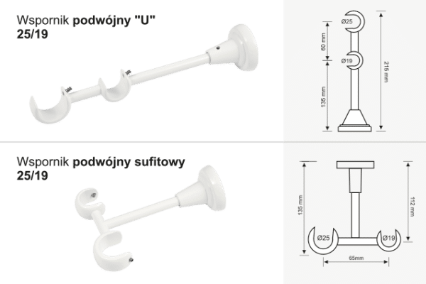 25 19 BiaŁy Podwojny I Sufitowy