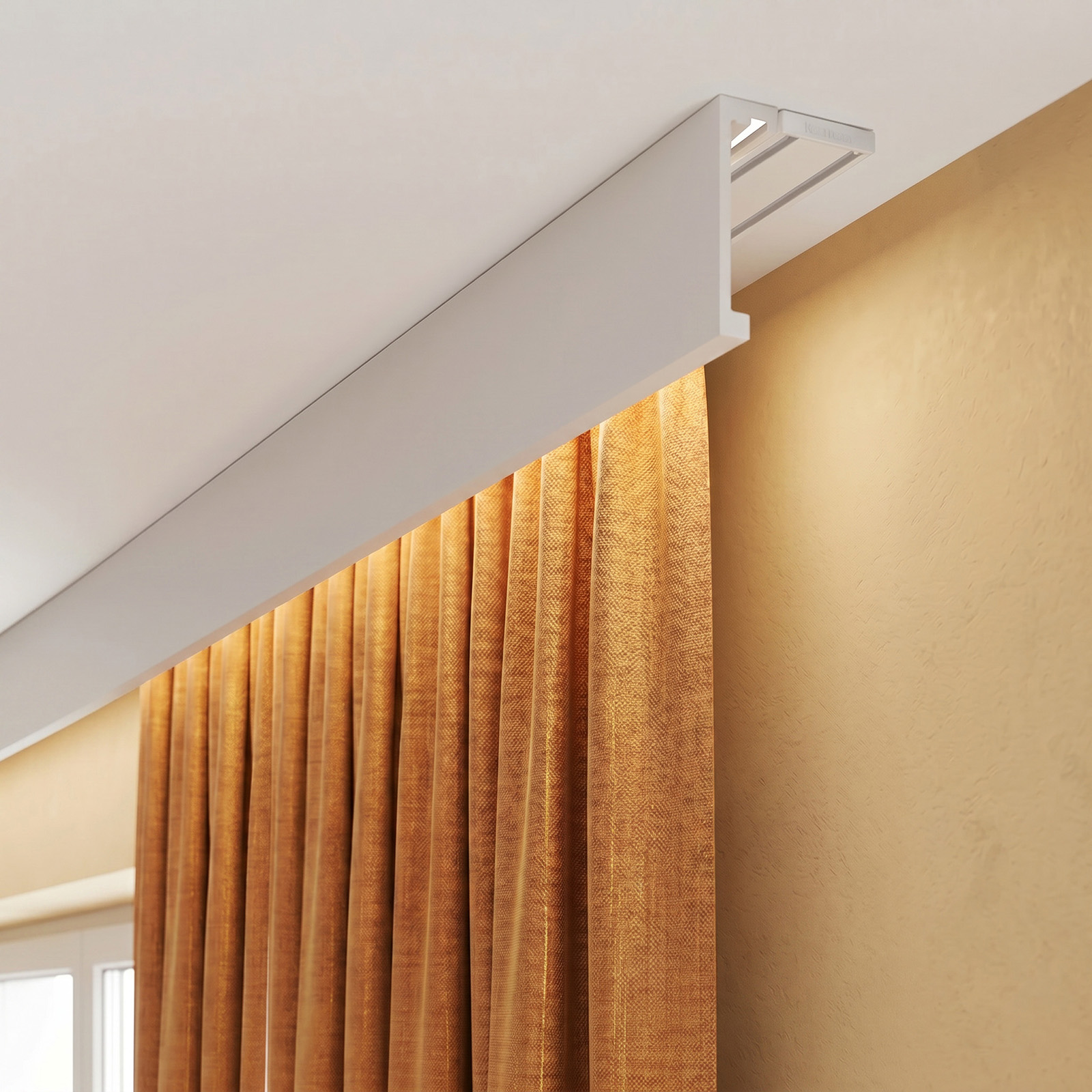 Listwa karniszowa LK-3 do LED z polimeru 12 x 150 cm