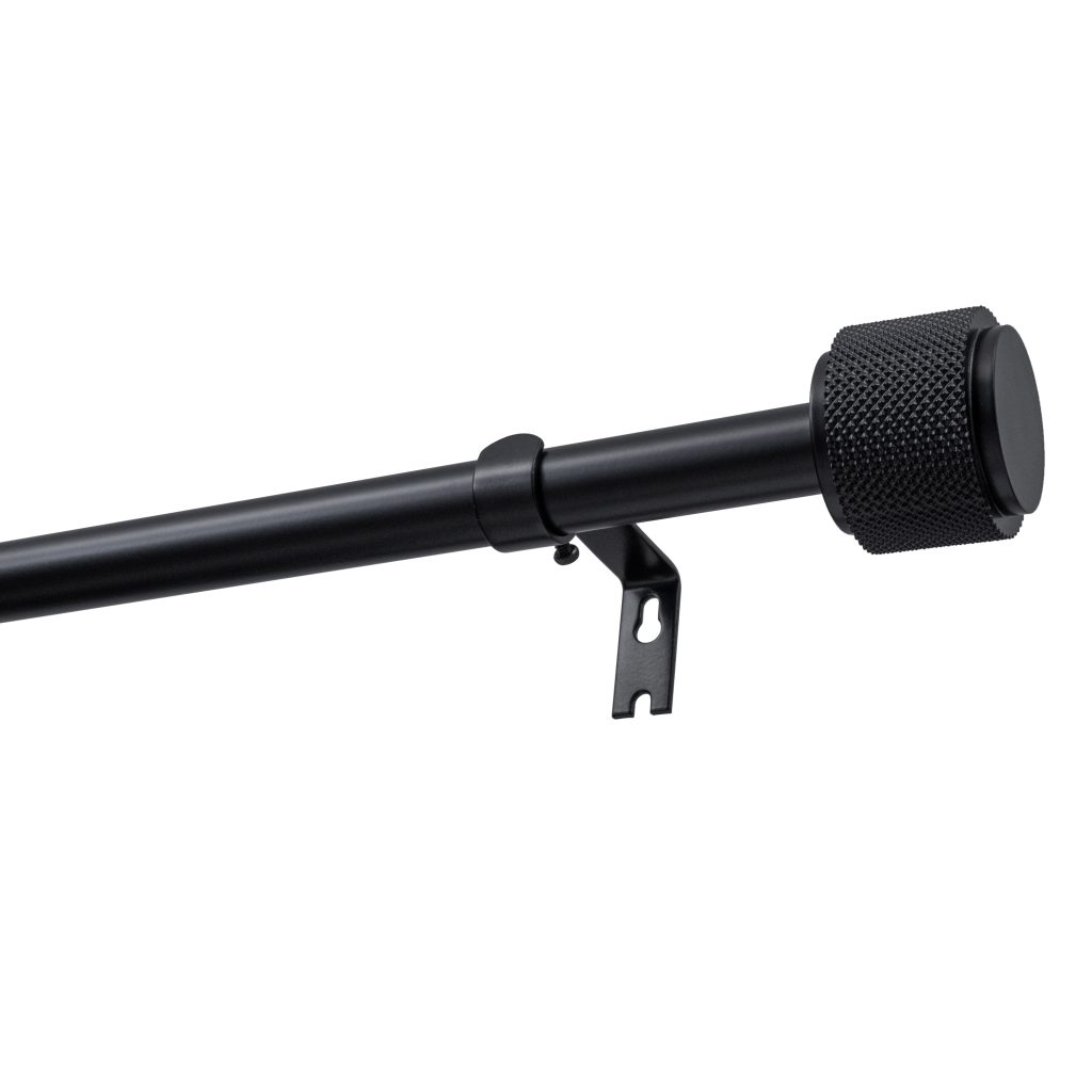 Karnisz Teleskopowy 140-220cm Omega Czarny