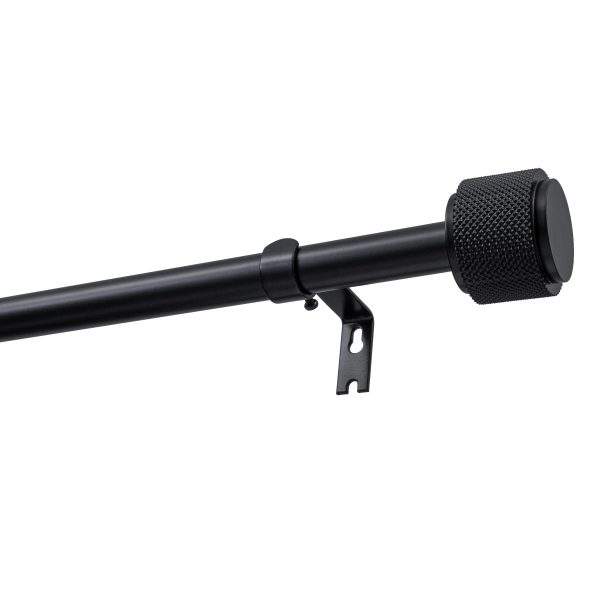 Karnisz Teleskopowy 140-220cm Omega Czarny