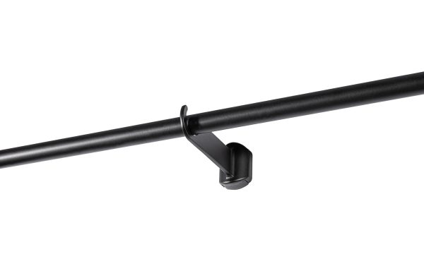 Karnisz rozsuwany I Industrialny fi 19mm czarny mat 120 - 210 cm - obrazek 4