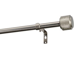 Karnisz Teleskopowy 140-220cm Omega Srebrny