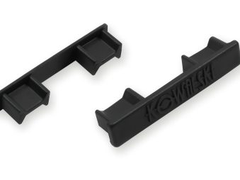 Zaślepka do szyny aluminiowej czarnej para