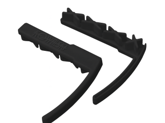 Zaślepka do osłony szyny aluminiowej podwójnej czarnej para