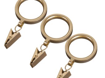 Kółko z żabką Mosiądz satyna