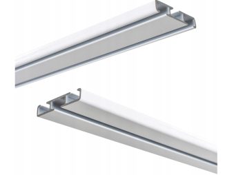 Szyna sufitowa aluminiowa biała pojedyncza podwójna 300 cm