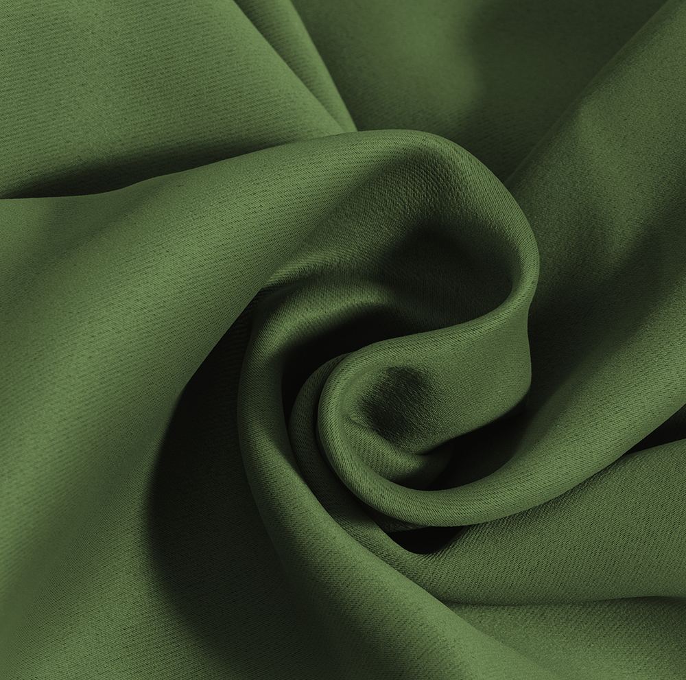 Zasłona zaciemniająca 140x270 cm na przelotkach ZIELONA